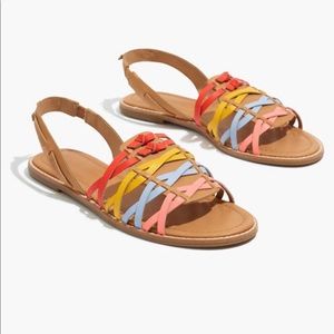 Madewell Huarache sandals RAINBOW